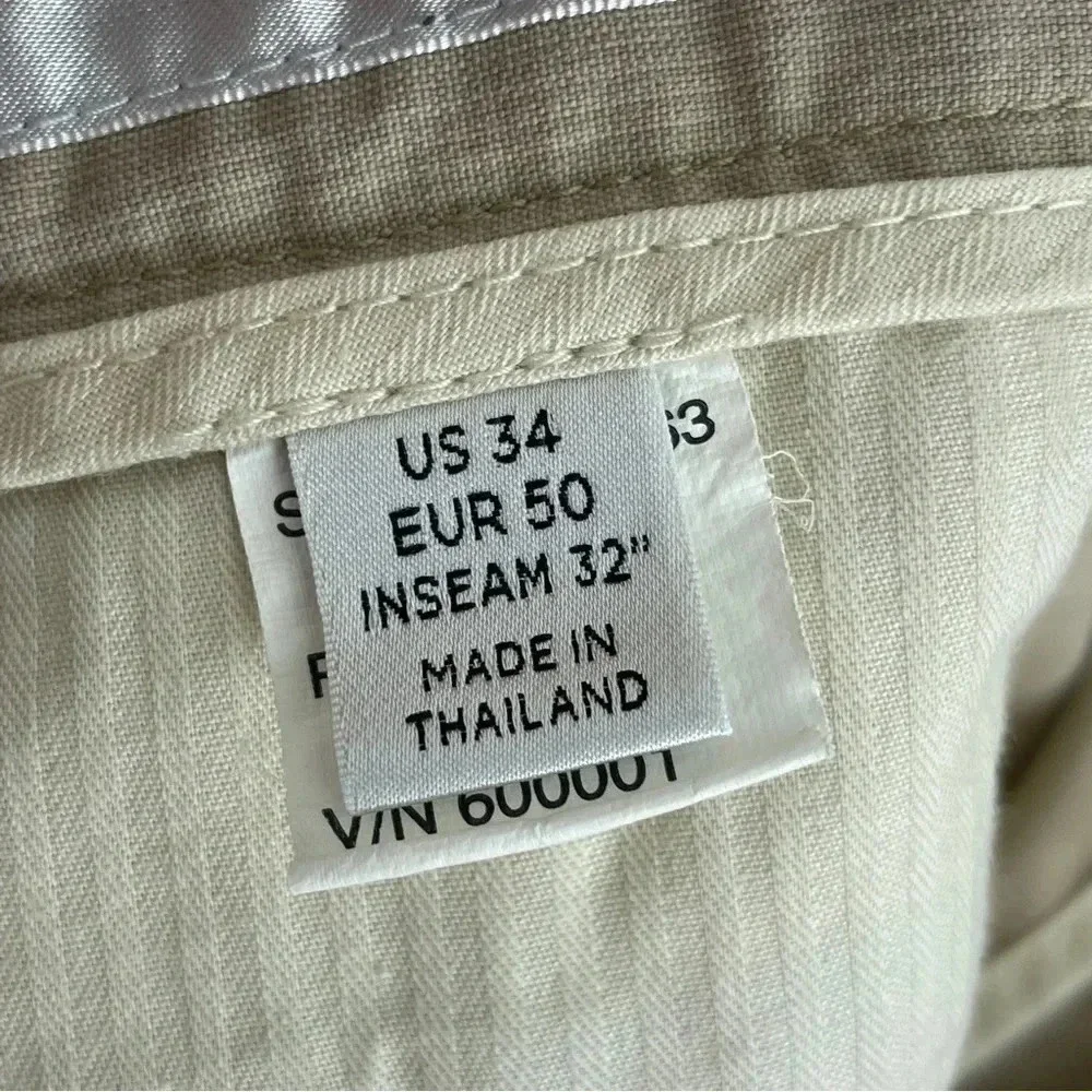 Cutter & Buck Mens Size 34 Chino Golf Pants 1163